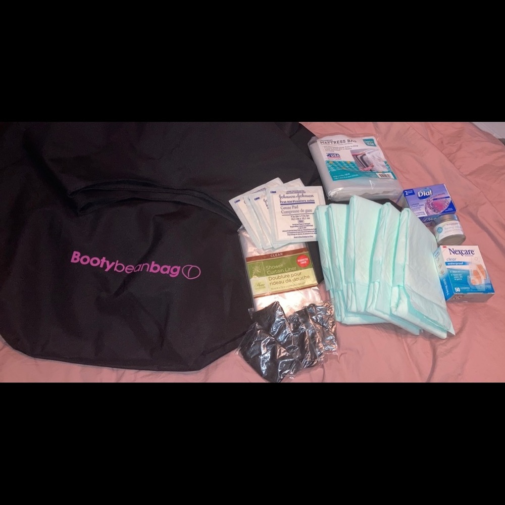 BOOTY BEAN BAG W/O FILLING & BBL AFTER CARE START UP KIT